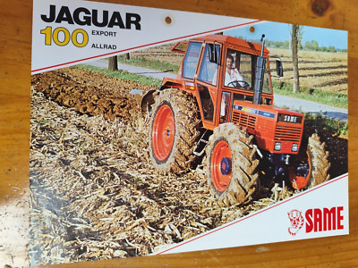 SAME Jaguar 100 Traktor Tractor prospekt brochure 37
