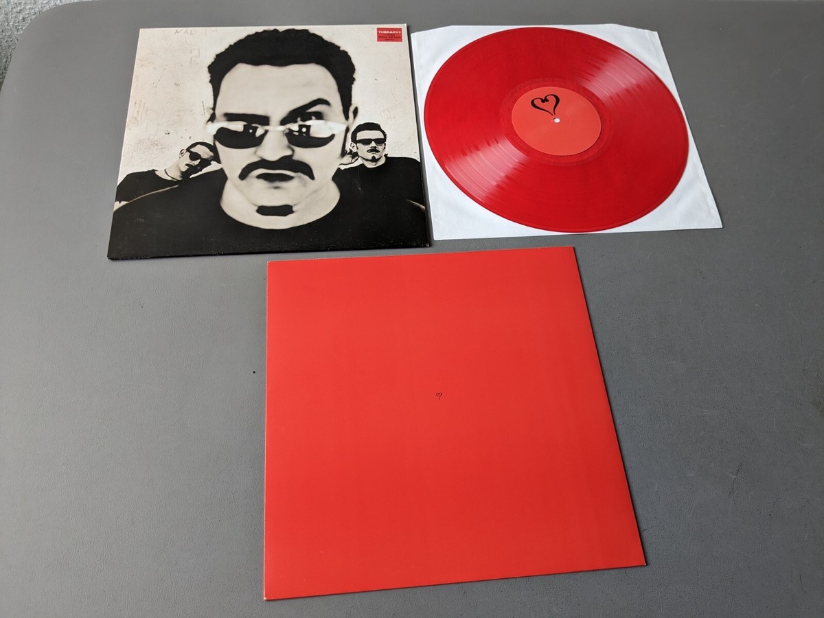 THERAPY ? original red Vinyl LP Infernal Love (1995 A&M