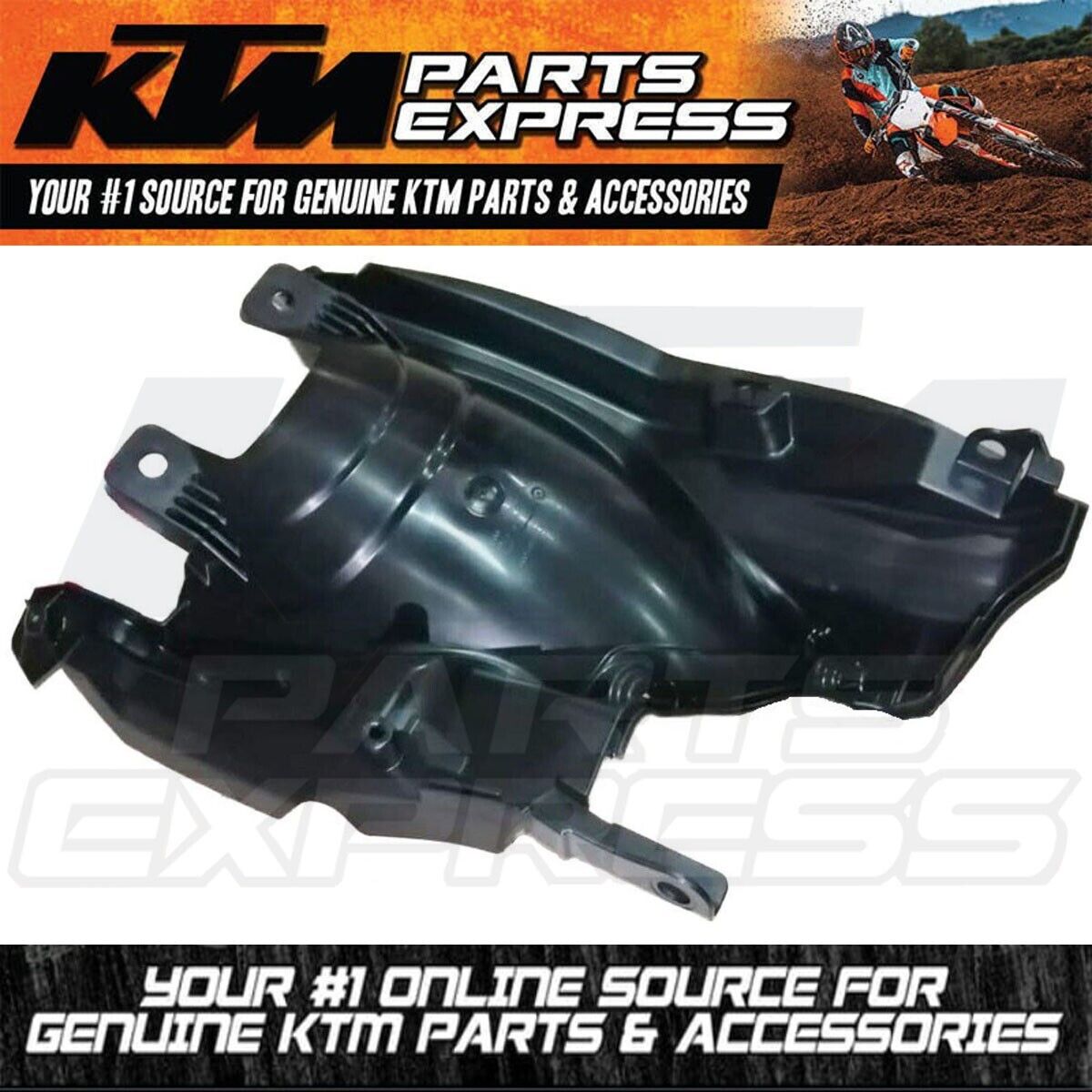 NEW OEM KTM AIR BOX BOTTOM PART BLACK 150 250 300 450 500 EXCF XCWTPI SIX DAYS