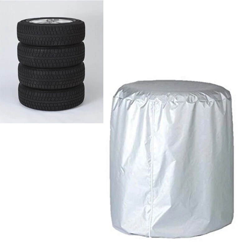 Car Spare Tire Storage Bag Rain/Dust-proof Seasonal Protect Cover For 27" Wheel - Image 2 of 4