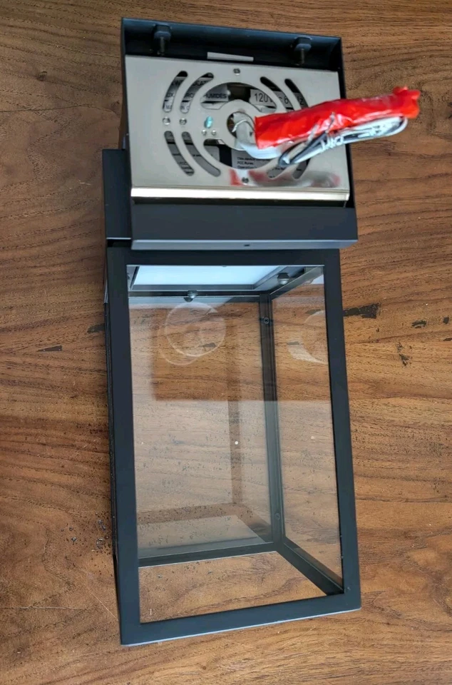 Arandela REJUVENATION Burch LED - Preto fosco - CAIXA ABERTA - Imagem 3 de 4