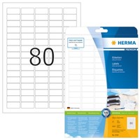 Herma 4336 Etiketten Premium A4 35,6X16,9 Mm Weiß Papier Matt 2000 St.