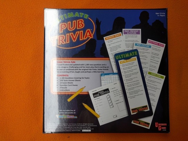 Ultimate Pub Trivia Game EBay