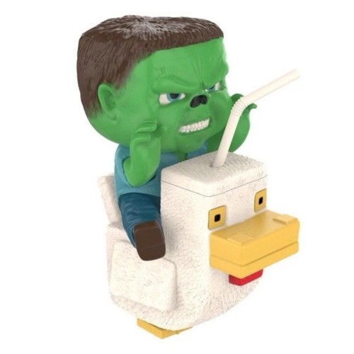 Cinemark Minecraft Movie Chicken Jockey Popcorn Bucket & Cup Combo Set NEW - Picture 4 of 6