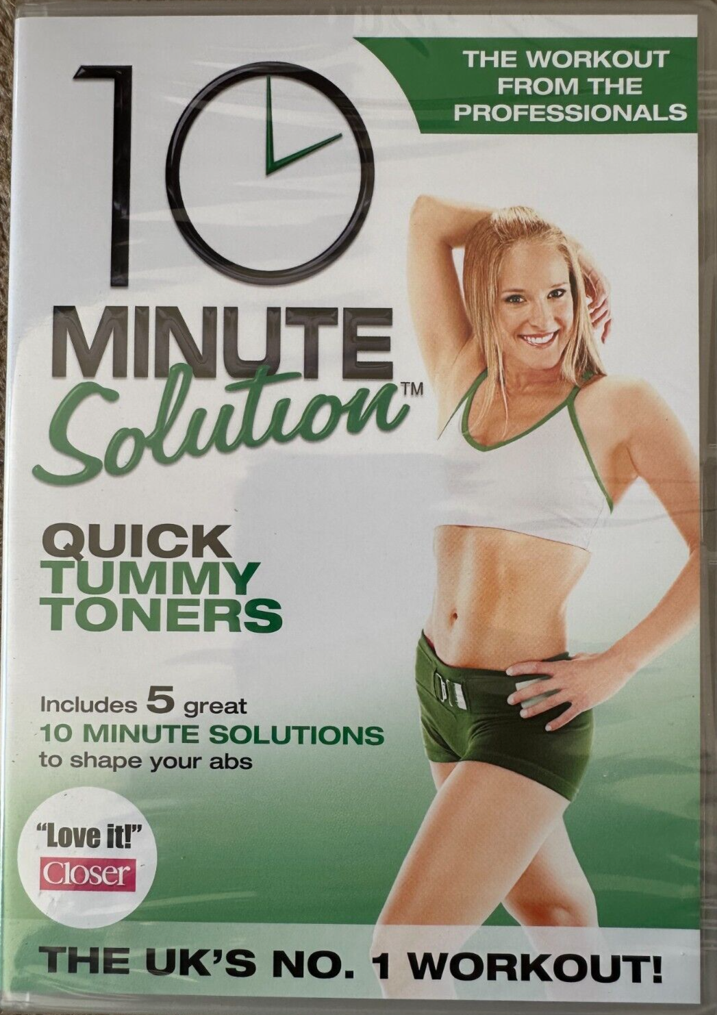 10 Minute Solution - Quick Tummy Toners DVD - Region 2 - New & Sealed