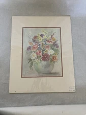 Flowers Print Helen Lewis Gryczan Limited Edition Signed 106/150 Colorado Artist