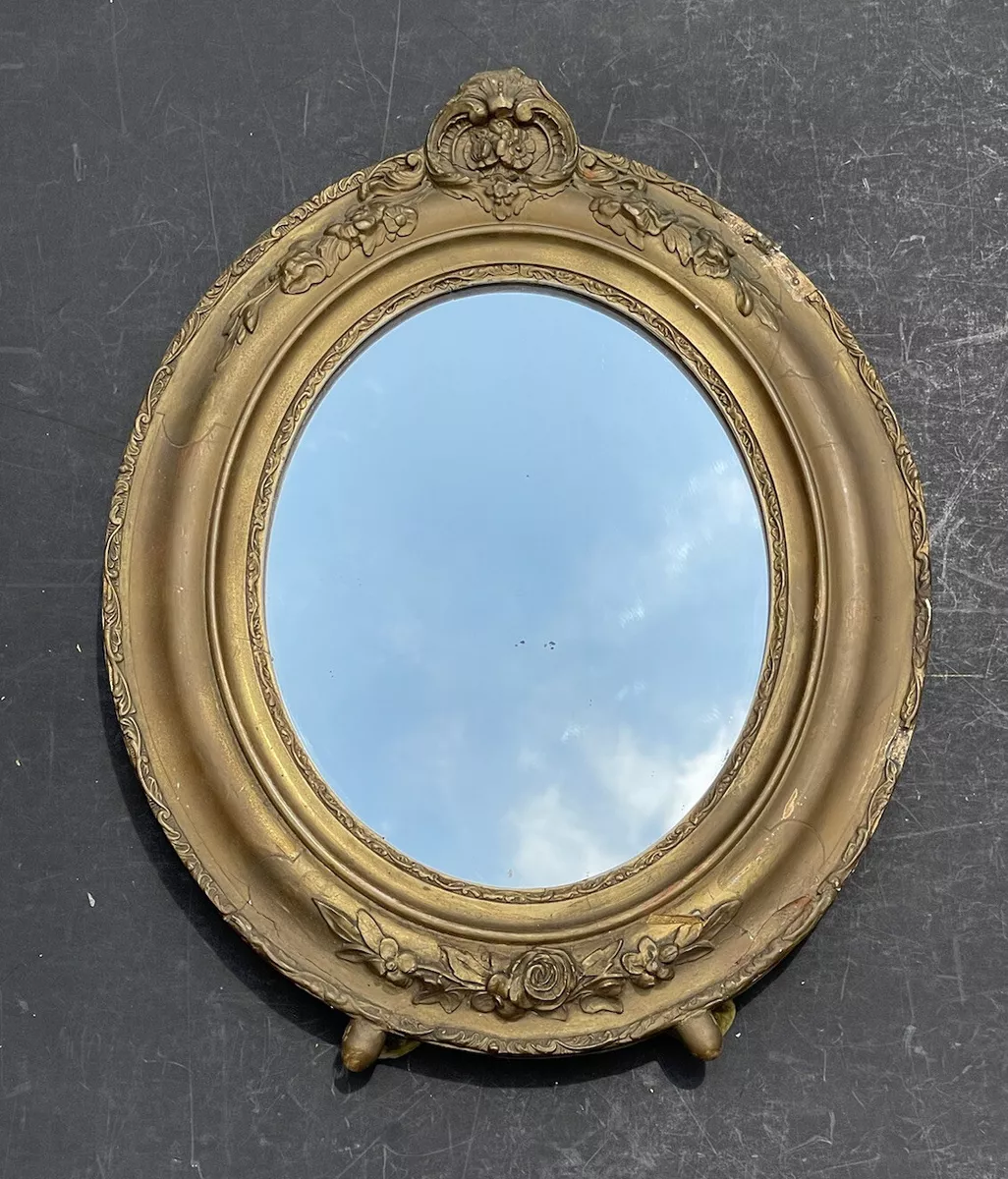 Vintage gold table mirror outlet