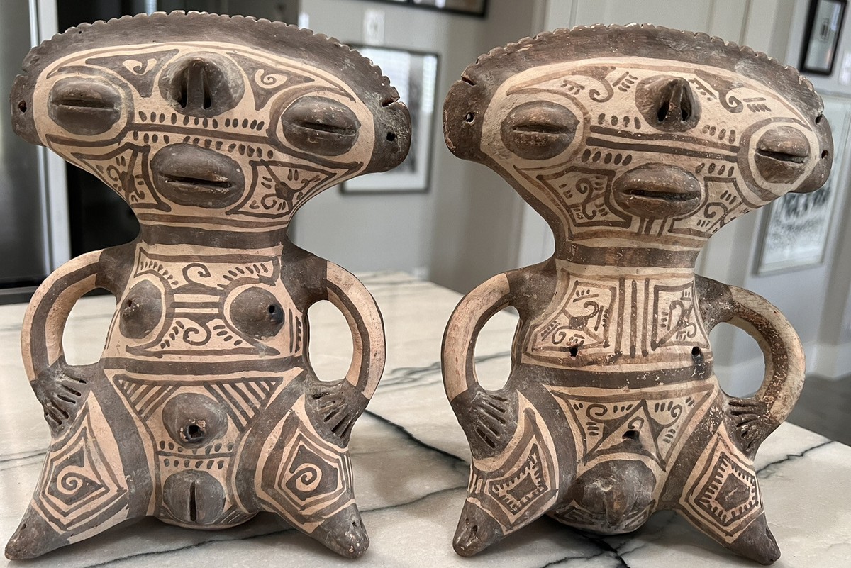 Pre-Columbian Terracotta Male & Female Fertility Sculpture