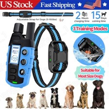Smart Pet 1100 Yard Remote Dog Training Shock Collar for Small Medium Large Dogs