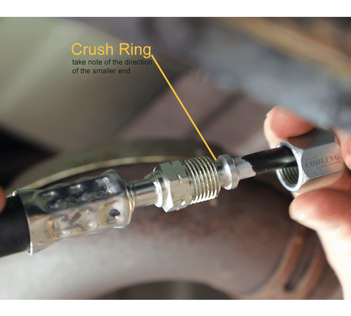AC Line Repair Kit for 8mm O.D. (6" Long) Use on Steel or Aluminum Tube, EZ Flex - Picture 3 of 9