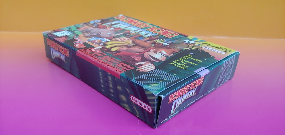 Donkey Kong Country w/ BOX / Inserts Authentic Super Nintendo SNES