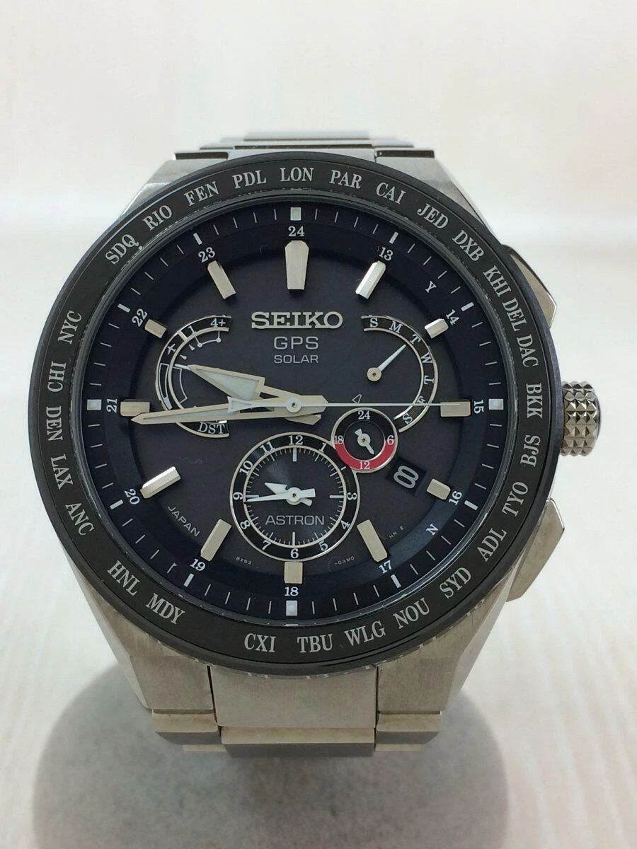 Seiko Astron 8X53-0AV0-2 Day Date Titanium Ceramic Japan GPS Solar