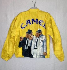 Vintage 1992 Camel Wides Cigarettes Adult XL Graphic Tyvek Windbreaker Jacket