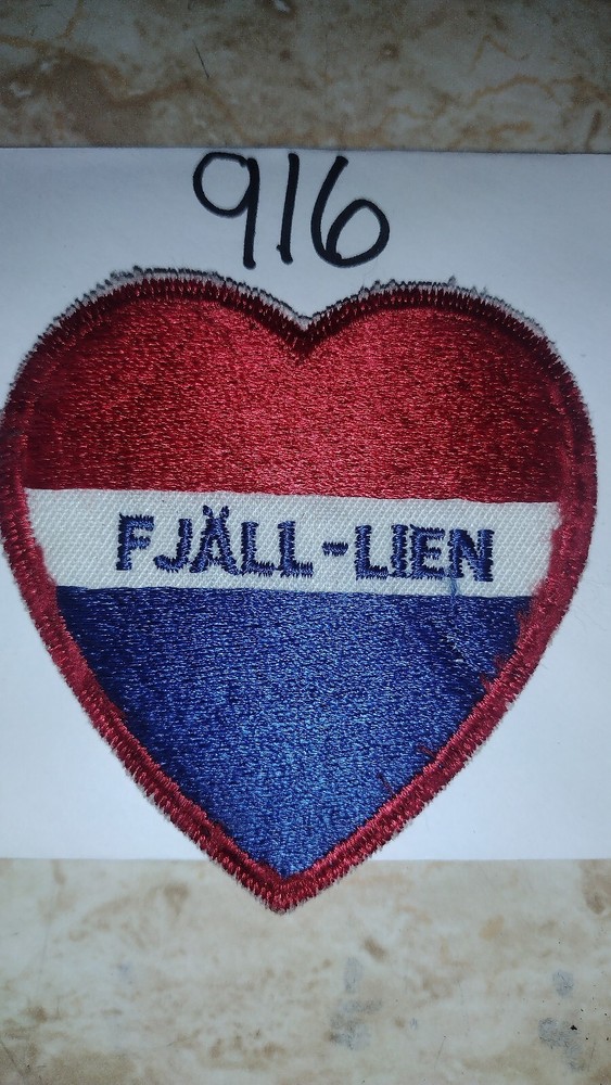 sew on patches vintage F Jall Lien