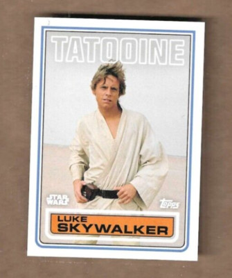 2023 TOPPS Star Wars Luke Skywalker ThrowBack Thursday ''1983 FB Design'' Card#136