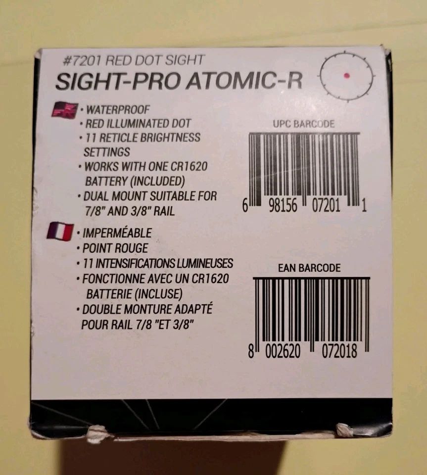 Konus Sight 红色/绿点 4 MOA #7200 ~ 全新 — 第 4/4 张图片