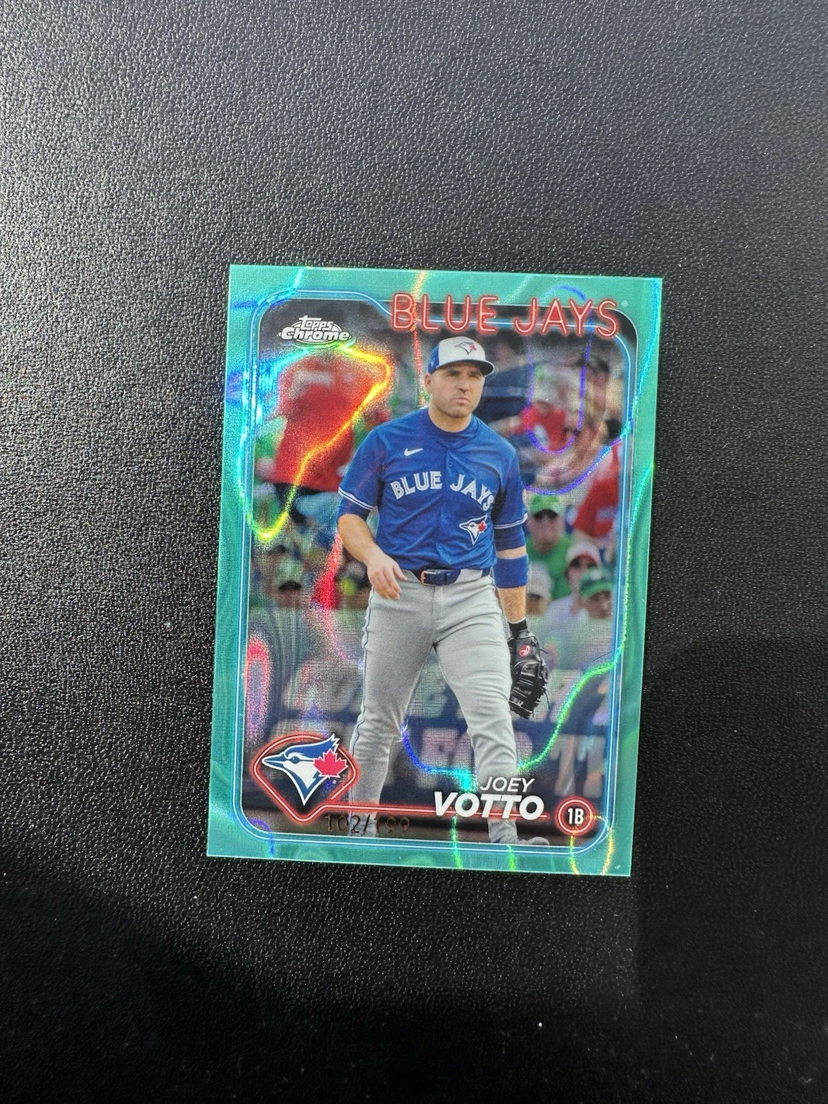 2024 Topps Chrome Logofractor Edition - Joey Votto #171 Aqua Refractor /199