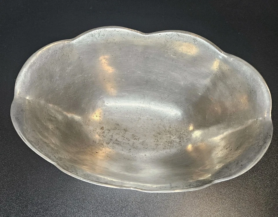 Arte Italica винтажная оловянная зубчатая чаша в горшке классическая - Изображение 2 из 4