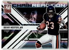 2009 Donruss Elite Devin Hester Chain Reaction Black #/399 #13