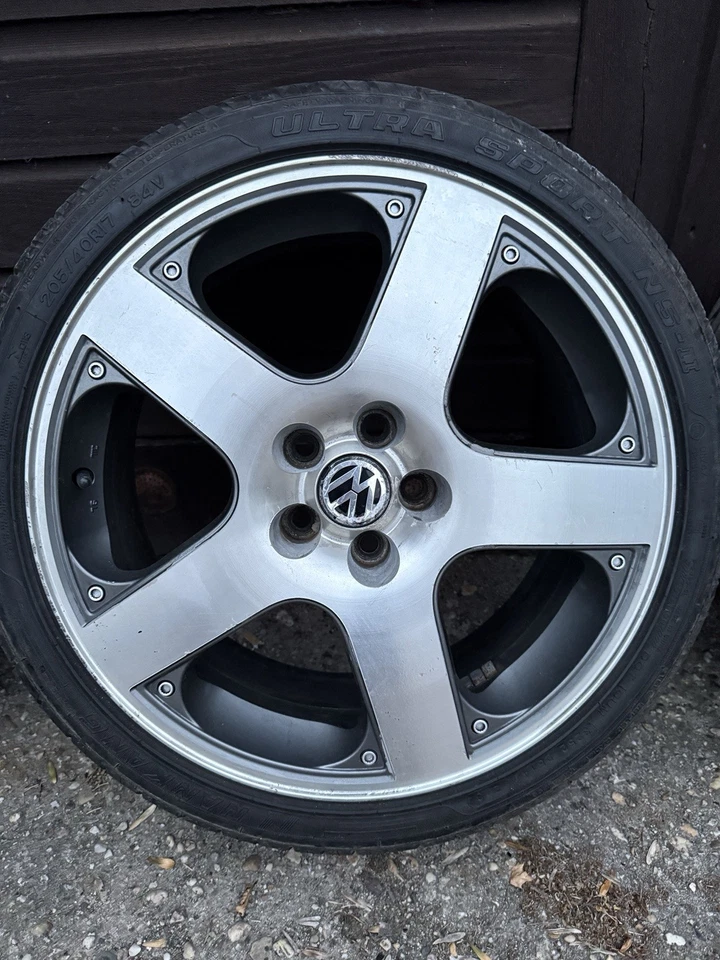 Original VW Santa Monica 17 Zoll Alufelgen mit Nankang Ultra Sport 205/40 R17 - Bild 3 von 4