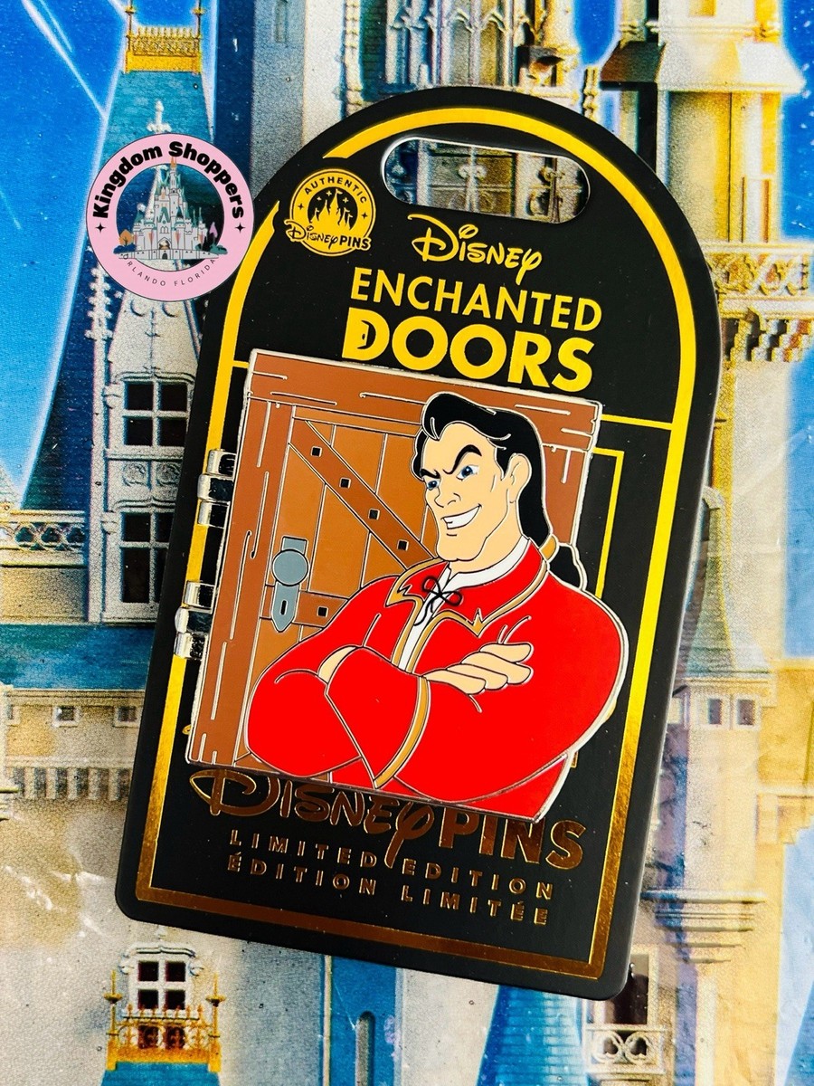 2026 Disney Parks Pin Enchanted Doors Beauty & The Beast Gaston
