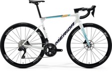 Bici da corsa MERIDA SCULTURA 5000 Shimano 105 Di2 12v PEARL BLUE TEAM Vision TE