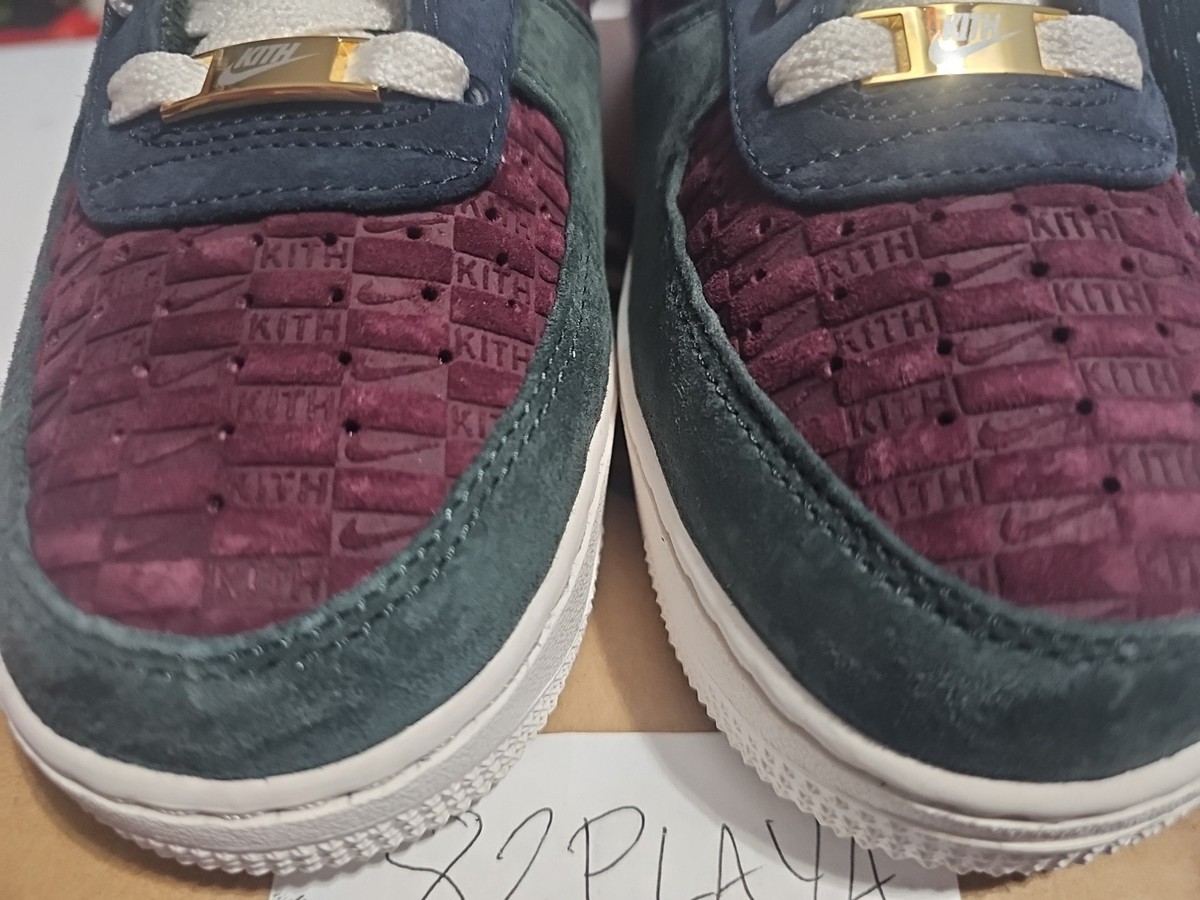 Brand New DS Nike Air Force 1 Size 6.5y GS KITH Night Maroon AF1 