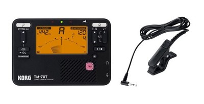 TM-70C Tuner and Metronome w/ Mic, Sound Out Mode, Transpose Mode, and Chroma...