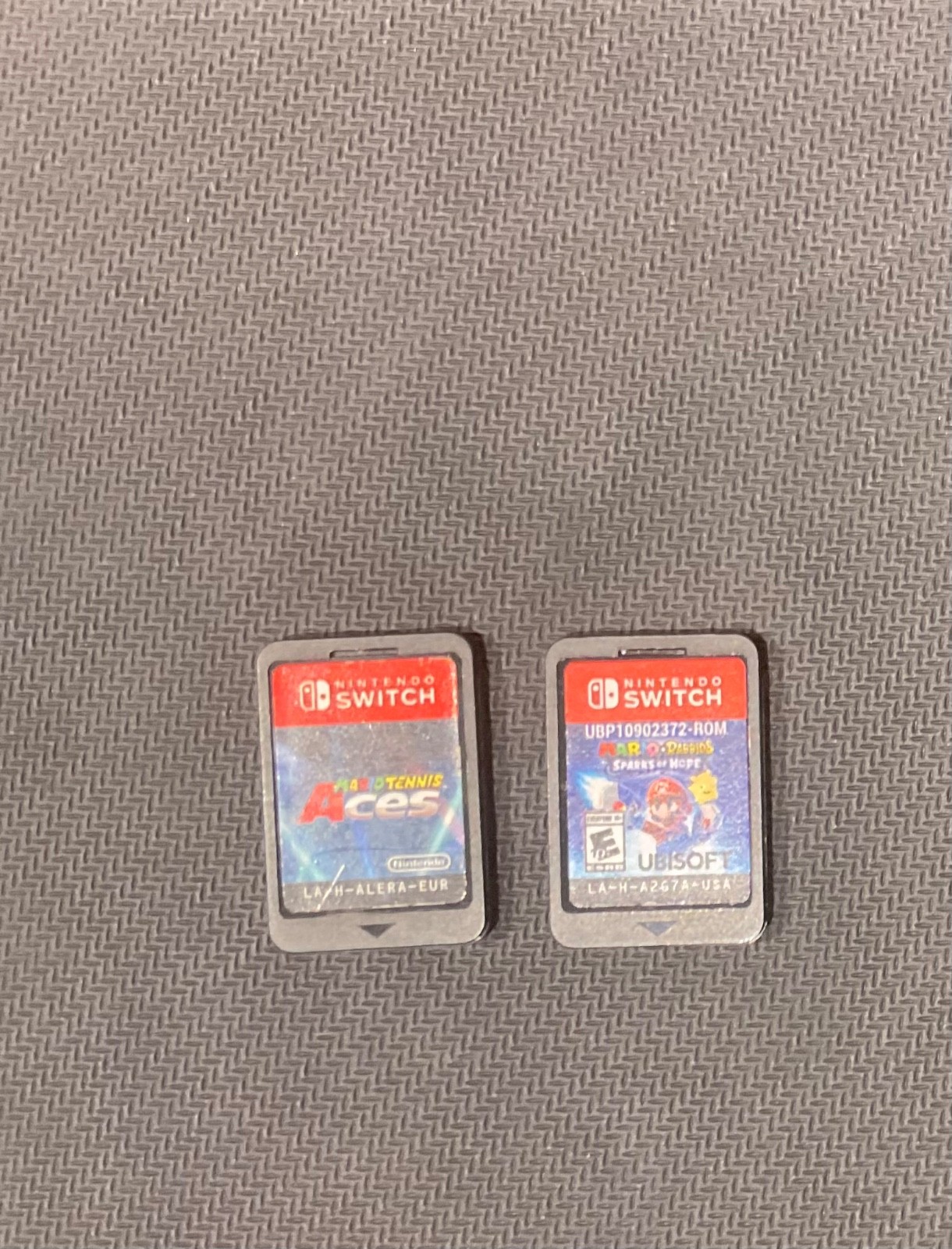 mario bundle 2 games mario and thye rabbids + mario tennis aces