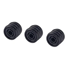 Replacement Electric Guitar Parts 3PCS Volume Control Knobs O-Ring for Bass