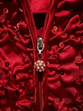 MSK NWT Red Jacket Cinched Cocktail size L