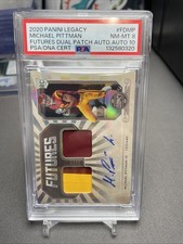 2020  Legacy - Futures Dual Patch Autographs Michael Pittman Jr. #FD-MP /199