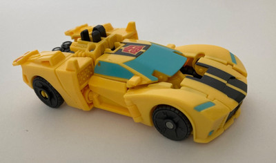 Transformers, EarthSpark (Bumblebee) 19-step Action Figure, Hasbro (incomplete)
