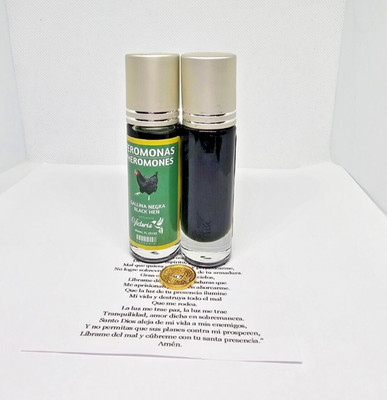 PERFUME GALLINA NEGRA / BLACK HEN ELIMINA MALAS ENERGIAS ENVIDIA BRUJERIA LIMPIA