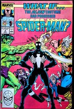 WHAT IF.. THE ALIEN COSTUME HAD POSSESSED SPIDER-MAN ? #4 VFN MARVEL COMICS 1989