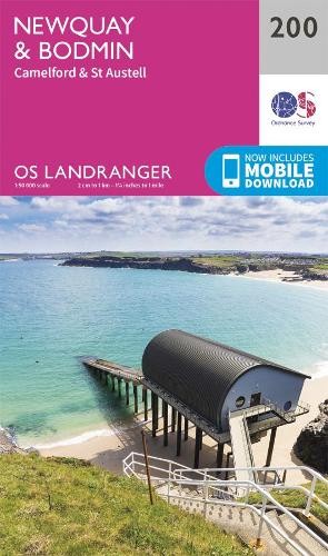 Newquay & Bodmin (Map) OS Landranger Map - Picture 1 of 1