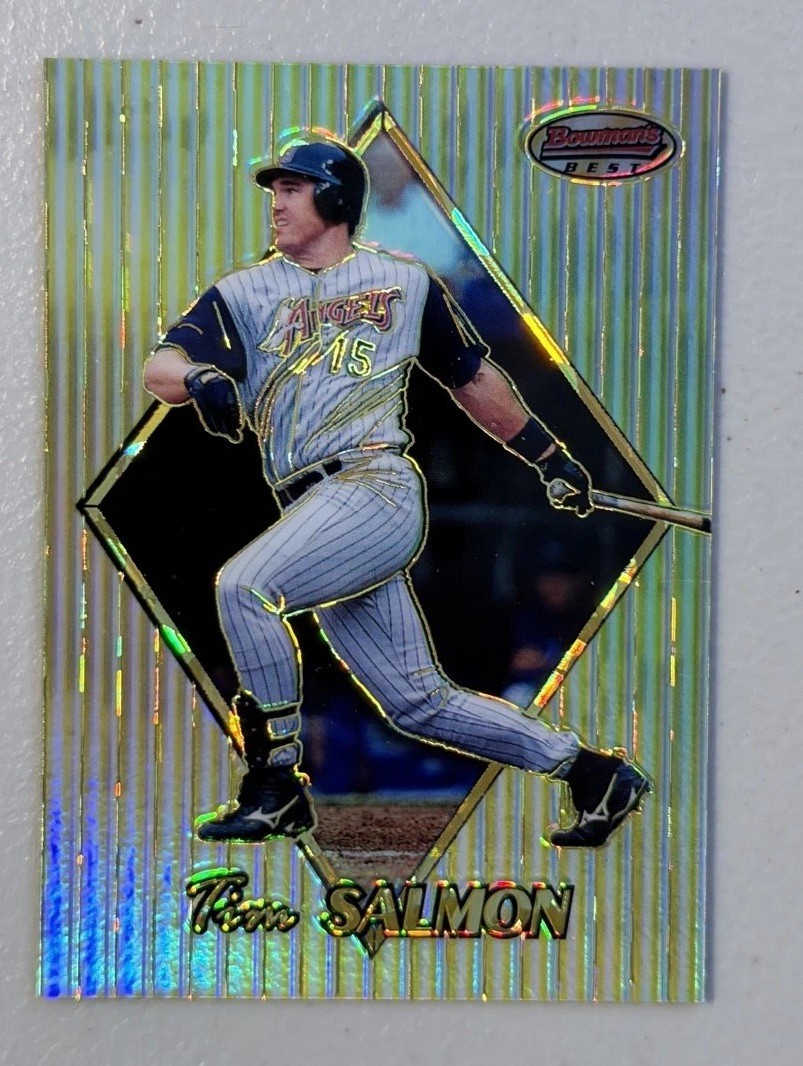 1999 Bowman's Best - Tim Salmon #30 Atomic Refractor /100