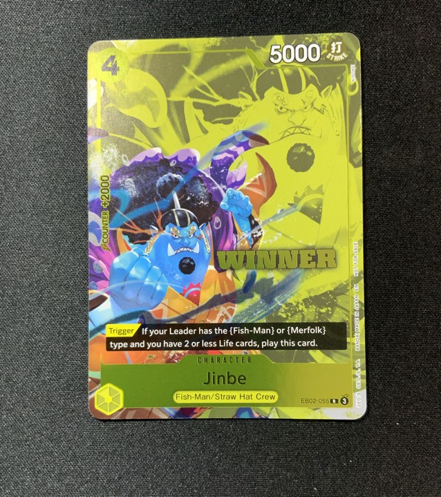 Jinbe (Winner Pack 2025 Vol. 3) EB02-055 One Piece Promotion Cards Foil