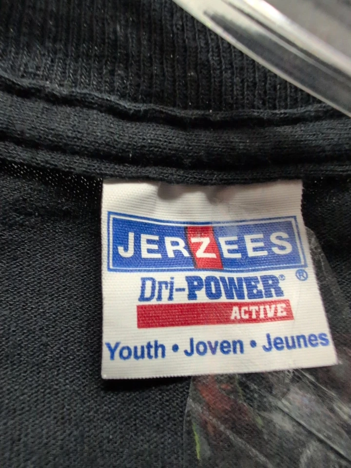 Camiseta de manga larga Oklahoma State Wrestling Boy talla M 10/12 algodón negro   Foto 4 de 4