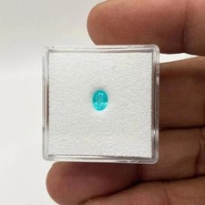 10.26 Ct Certified Oval Cut Natural Paraiba Tourmaline Neon Blue Loose Gemstone
