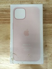 Genuine Apple iPhone 13 Silicone Case with MagSafe - Chalk Pink
