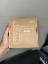 Htcuto Wireless Dog Fence & Training System for 2 Dogs, Up to 3500ft - New!