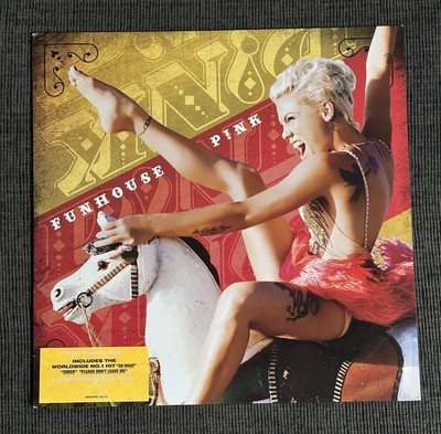 P!NK (Pink) ''Funhouse'' Limited Edition 2-LP Yellow Neon Vinyl 2018 Reissue