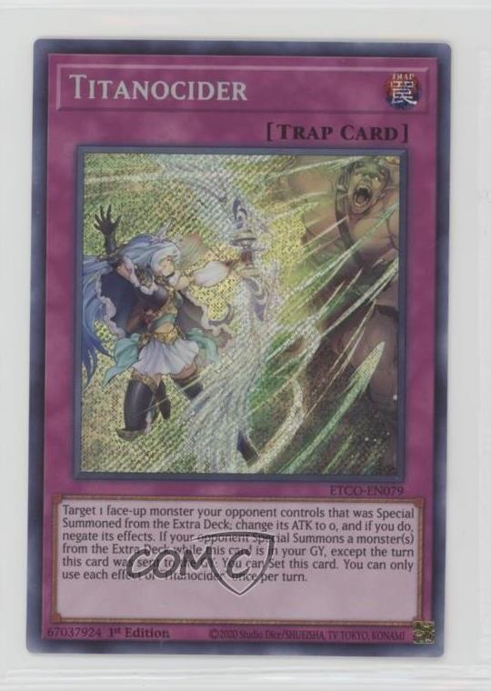 Titanocider 1st Ed. YuGiOh Eternity Code #ETCO-EN079