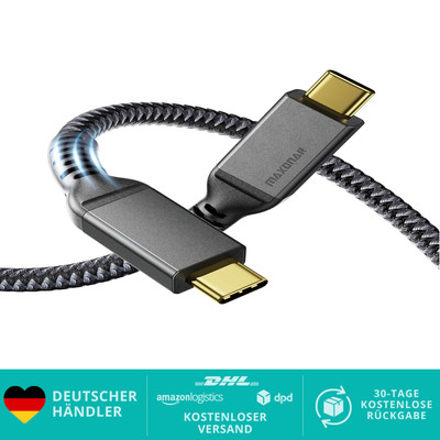 Thunderbolt 3 Kabel 1 2 Meter Maxonar USB C 4 0 40 Gbit