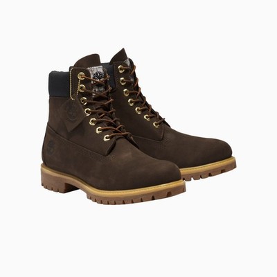 Timberland Men's 6'' Premium Waterproof Boot Dark Brown