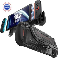 Mumba Dockable Switch 2 Case with Flip Stand Titan Grip Protective Cover Holds