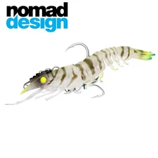 NOMAD DESIGN Pre-Rigged & Pre-Scented Soft Lure LIVE OPS SUMO SHRIMP 5“