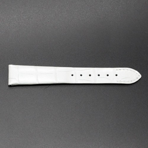 Genuine New Patek Philippe White 17mm Ladies Watch Strap Part #632 - Picture 2 of 7
