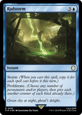 Radstorm (Surge Foil) #565 (NM) Universes Beyond: Fallout (PIP) MTG